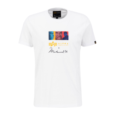 T-Shirts Alpha Industries Alpha x Muhammad Ali Pop Art Lifestyle T-Shirt 136518-09 White