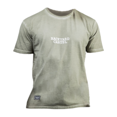 Shirts Backyard Cartel Backyard Cartel Paper Camo SS Lifestyle T-Shirt BACK-YARD-69 Green
