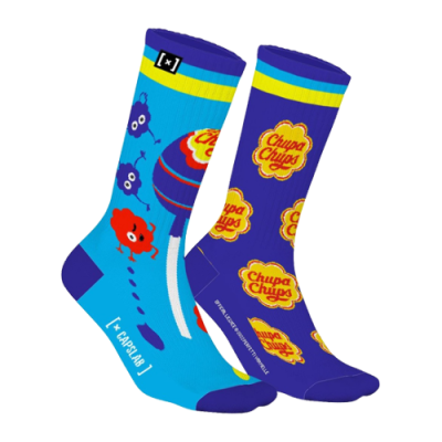 Socks Women Capslab Chupa Chups Socks CLCC1TEN-MON Blue Multicolor