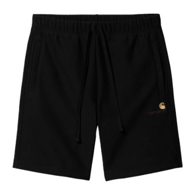 Shorts Carhartt Carhartt WIP American Script Sweat Shorts I031685-89XX Black
