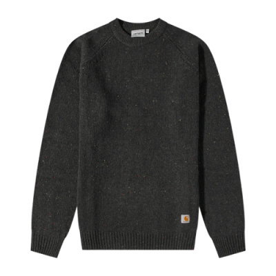 Sweaters Men Carhartt WIP Anglistic Knit Sweater I010977-0JEXX Black