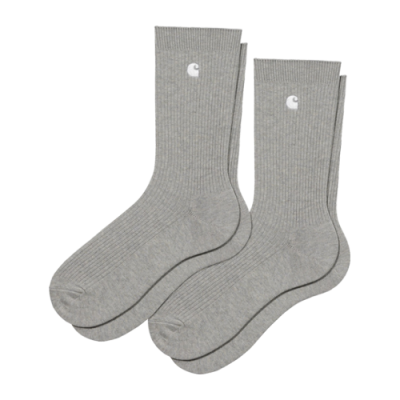Socks Men Carhartt WIP Madison Socks (2 Pairs) I030923-1A7XX Grey