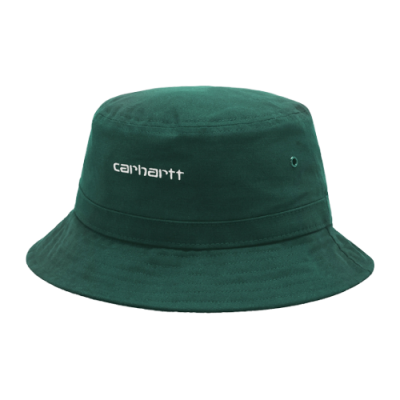 Caps Men Carhartt WIP Script Bucket Cap I029937-00QXX Green