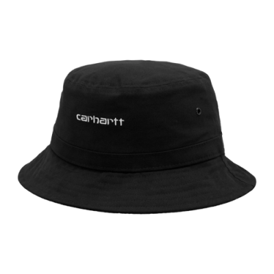 Caps Men Carhartt WIP Script Bucket Cap I029937-0D2XX Black