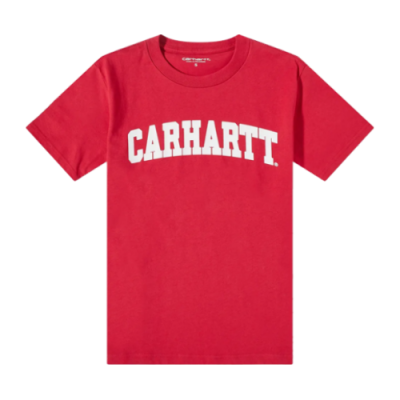 Shirts Men Carhartt WIP University SS Lifestyle T-Shirt I028990-0PLXX Red