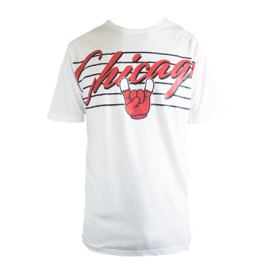 T-Shirts Men Cayler & Sons Chicago Bulls T-Shirt CAY-SS14AP1702 White