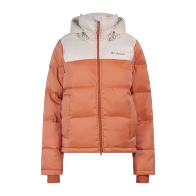 Jackets Women Columbia Wmns Bulo Point Insulated Hooded Puffer Jacket WL3438-191 Orange
