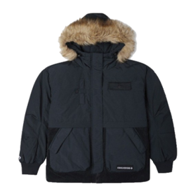 Jackets Apparel Converse Unisex Premium Fashion Mid Down Jacket 10023726-A03 Black