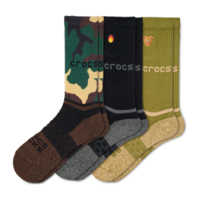 Socks Men Crocs Graphic Socks (3 Pairs) 207862-0DQ Multicolor