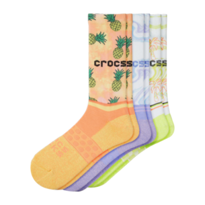 Socks Men Crocs Graphic Socks (3 Pairs) 208003-1C8 Multicolor