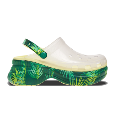 Sandals Crocs Crocs Classic Wmns Bae Translucent Tropical Clog 207253-90H Beige Green