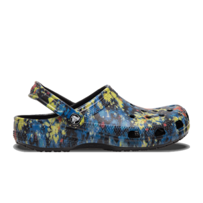 Sandals Crocs Crocs Classic Tie Dye Graphic Clog 205453-4SW Black Multicolor