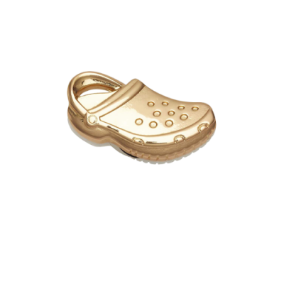 Crocs Jibbitz Gold Classic Clog Charm 
