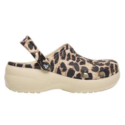 Sandals Crocs Crocs Wmns Classic Platform Animal Remix Clog 207844-2Y4 Brown