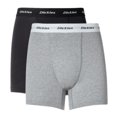 Underwear Men Dickies Logo Trunks (2 Pack) DK0A4XOEAS01 Black Grey