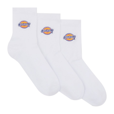 Socks Women Dickies Valley Grove Mid Socks (3pack) DK0A4Y9OWHX1 White