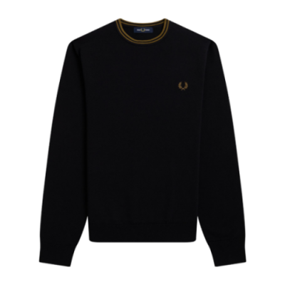 Hoodies Fred Perry Fred Perry Classic Crewneck K9601-Q27 Black