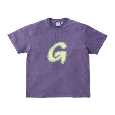T-Shirts Gramicci Gramicci Unisex Fuzzy G-Logo Tee G3SUT042-PRPL Purple