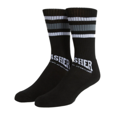 Socks Women HUF x Thrasher Center Field Socks SK00722-BLCK Black