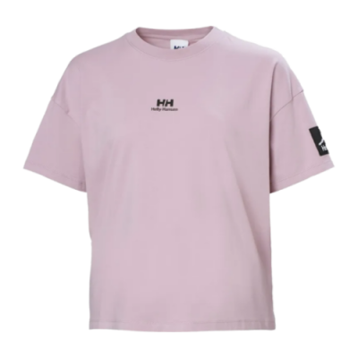 T-Shirts Women Helly Hansen Wmns YU Patch SS Lifestyle T-Shirt 53781-692 Purple