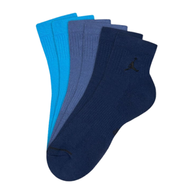 Socks Men Jordan Everyday Ankle Dri-FIT Socks (3 Pairs) DX9655-907 Blue