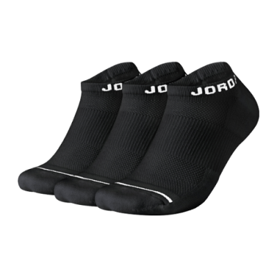 Socks Men Jordan Everyday No-Show Socks (3 Pairs) DX9656-010 Black