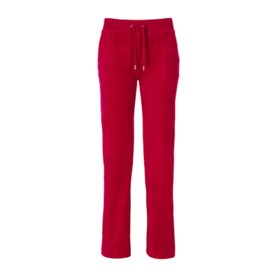 Pants Juicy Couture Juicy Couture Wmns Classic Velour Pant Pocket Design JCAP180-122 Red