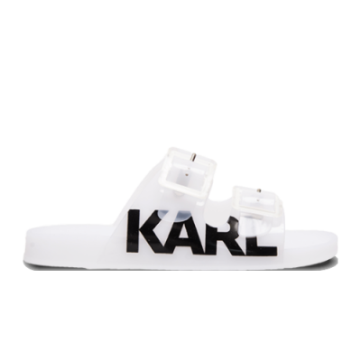Slides Karl Lagerfeld Karl Lagerfeld Wmns Jelly Strap Double Buckle KL80720-F11 White