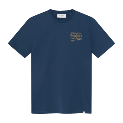 Apparel Les Deux Les Deux Harajuku SS Lifestyle T-Shirt LDM101147-468740 Blue
