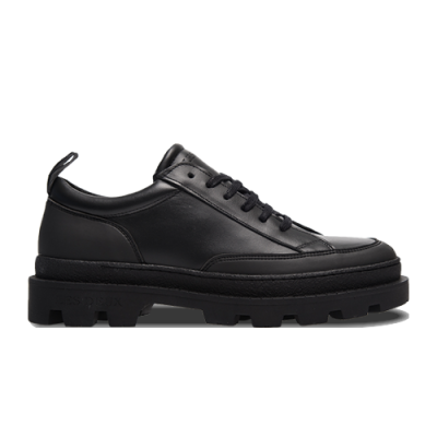 Seasonal Les Deux Les Deux Tanner Leather Sneaker LDM801040-100100 Black