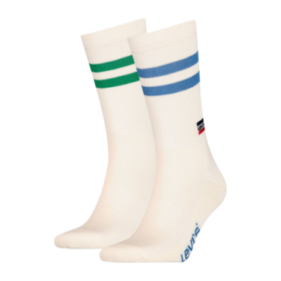Socks Women Levi's Regular Cut Retro Sport Socks (2 Pairs) 37157-0873 White