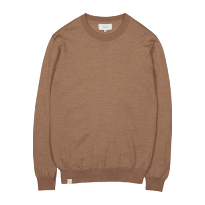 Sweaters Men Makia Merino Knit Sweater M50040-152 Beige