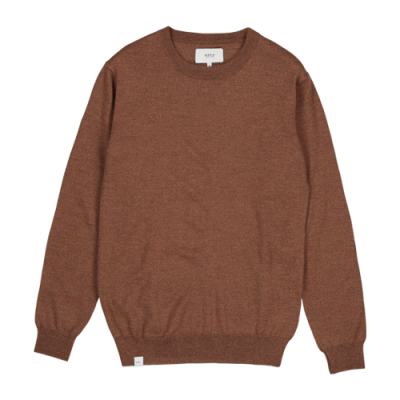 Sweaters Men Makia Merino Knit Sweater M50040-163 Brown