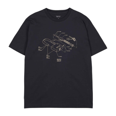 T-Shirts Makia Makia x Kingston Wall Relief Lifestyle T-Shir U21001-999 Beige
