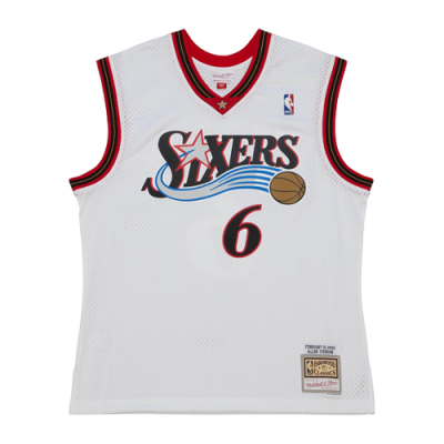 T-Shirts Collections Mitchell & Ness NBA Philadelphia 76ers Allen Iverson 2002-03 Swingman Basketball Tank Top 5301-P7602AIV-WHT White
