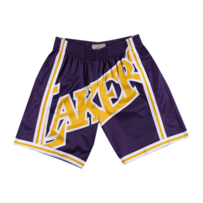 Shorts Men Mitchell & Ness NBA Big Face Los Angeles Lakers Shorts SHORBW19069-LALPURP96 Purple