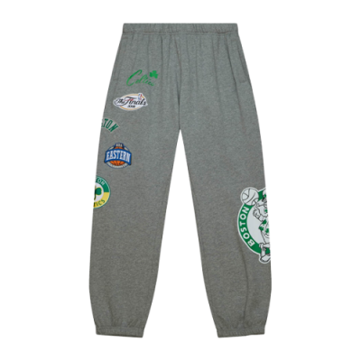 Pants Mitchell & Ness Mitchell & Ness NBA Boston Celtics City Collection Fleece Pants 4988-BCEYYPP-GREY Grey