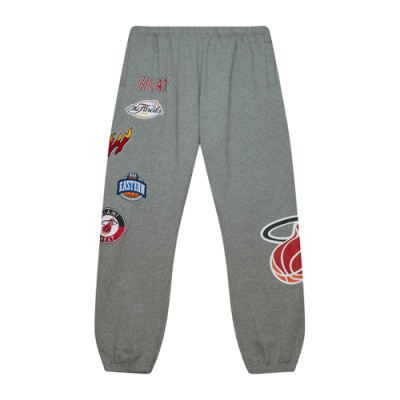 Pants Mitchell & Ness Mitchell & Ness NBA Miami Heat City Collection Fleece Pants 4988-MHEYYPP-GREY Grey