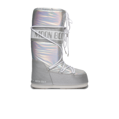 Seasonal Moon Boot Moon Boot Unisex  Icon Metallic-Silver Boots 14027500-003 Grey