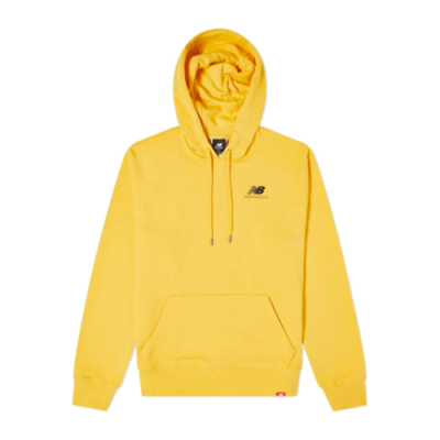 Hoodies New Balance New Balance Essentials Embroidered Lifestyle Hoodie MT11550-ASE Yellow