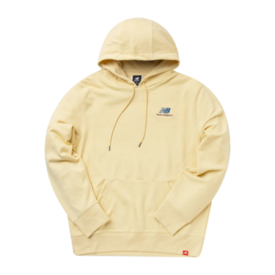 Hoodies New Balance New Balance Essentials Embroidered Lifestyle Hoodie MT11550-PSW Yellow