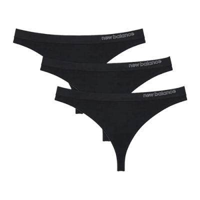 Underwear Women New Balance Wmns seamless thongs (3 Pack) LAU21082-BKK Black