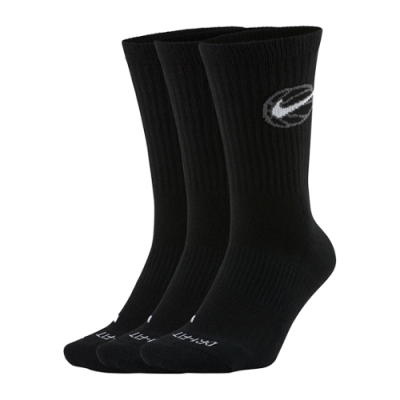 Socks Nike Nike Everyday Basketball Crew Socks (3 Pairs) DA2123-010 Black