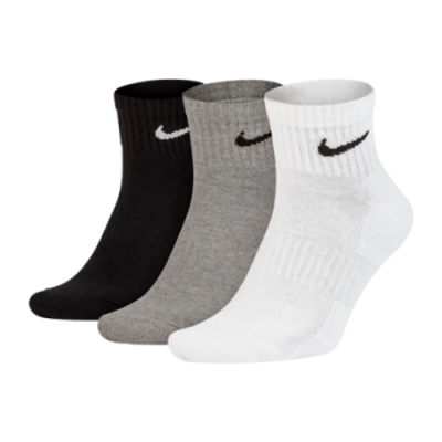 Socks Women Nike Everyday Cushioned Training Ankle Socks (3 Pairs) SX7667-964 Multicolor