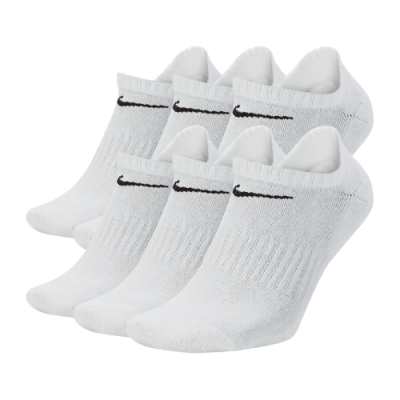 Socks Men Nike Everyday Cushioned
Training No-Show Socks (6 Pairs) SX7675-100 White