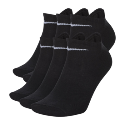 Socks Men Nike Everyday Lightweight Training No-Show Socks (6 Pairs) SX7679-010 Black