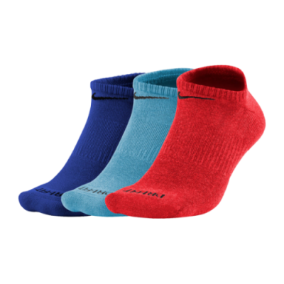 Socks Women Nike Everyday Plus Cushion Training No-Show Socks (3 Pairs) SX6889-925 Multicolor