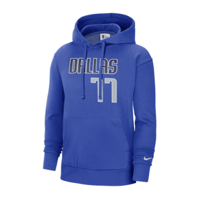 Hoodies Nike Nike NBA Dallas Mavericks Luka Doncic Essential Fleece Pullover Hoodie DB1210-481 Blue
