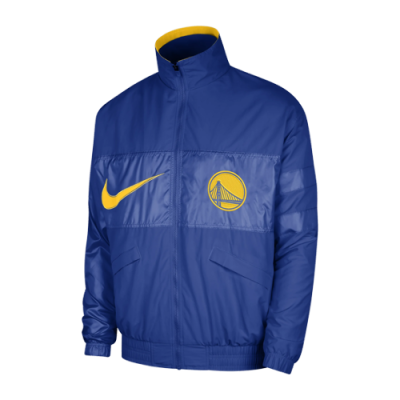 Jackets Nike Nike NBA Golden State Warriors Courtside Lightweight Jacket DR9205-495 Blue