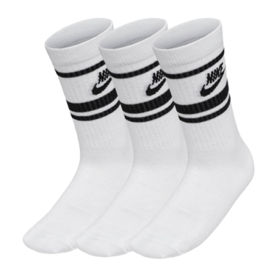 Socks Men Nike Sportswear Everyday Essential Crew Socks (3 Pairs) DX5089-103 White